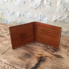 Charger l&#39;image dans la galerie, Portefeuille en cuir cognac
